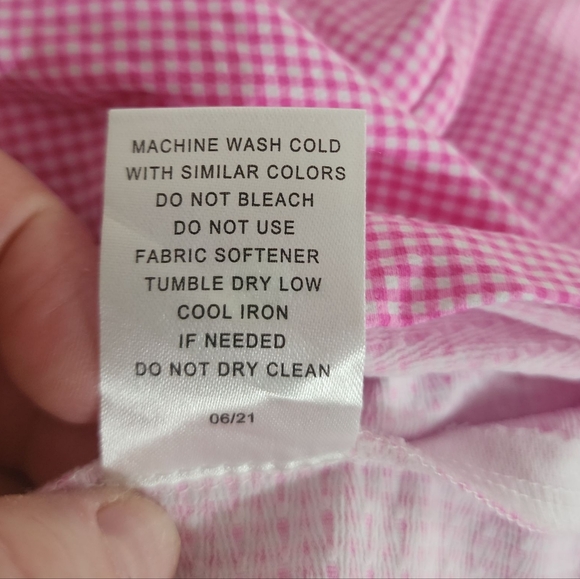 IBKUL IBCOOL Mini Checked Print Hot Pink Skort Golf Preppy Feminine Stretch - Picture 8 of 9